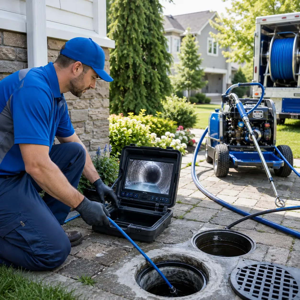 Outdoor drain cleaning professionals serving Timblin, PA