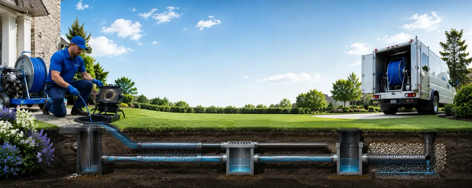 Outdoor drain cleaning information for Timblin, PA