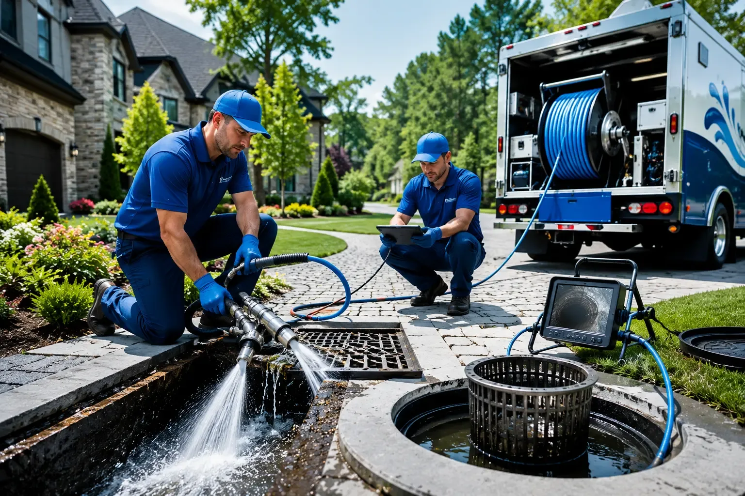 Local outdoor drain cleaning professionals in Timblin, PA